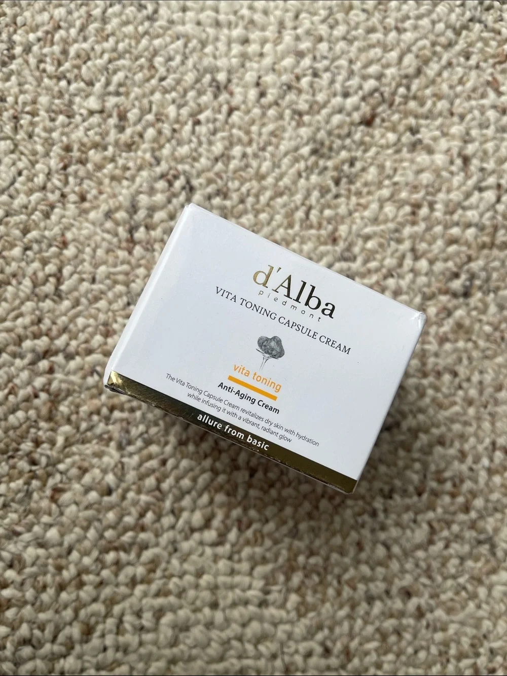 D’ Alba Intensive Volufiline Grinding Cream/vita toning cream/anti-aging serum